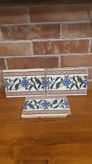 3 Azulejos Modernistas Antiguos