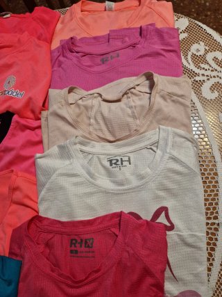 Lote 10 Camisetas Deportivas Tallas XS-S