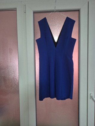 Vestido de fiesta u Oficina azul