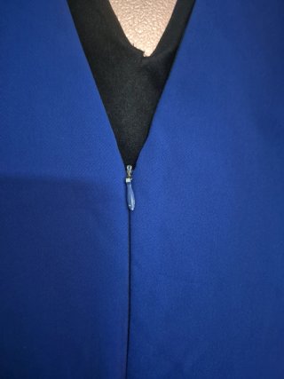 Vestido de fiesta u Oficina azul