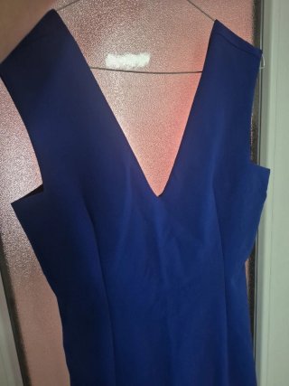 Vestido de fiesta u Oficina azul