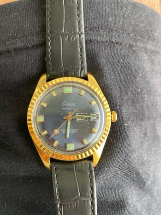 Reloj Cernos Automático Dorado Negro