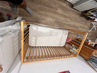 Cuna Ikea Sniglar Madera 120x60cm + barrera adicio