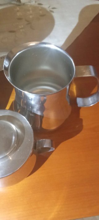Juego café acero inoxidable alta calidad,Italia