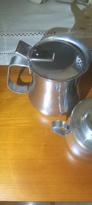 Juego café acero inoxidable alta calidad,Italia