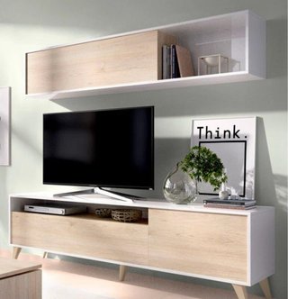 Pack Salón Completo: Mueble TV, Mesa Comedor, Sill