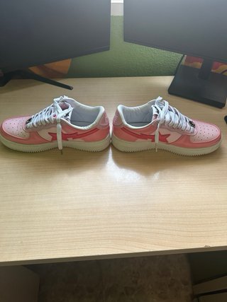 Zapatillas BAPE Star Talla 40 Rosa/Blanco