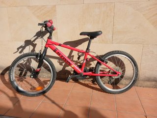 Bici infantil 20 BTWIN roja
