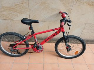 Bici infantil 20 BTWIN roja