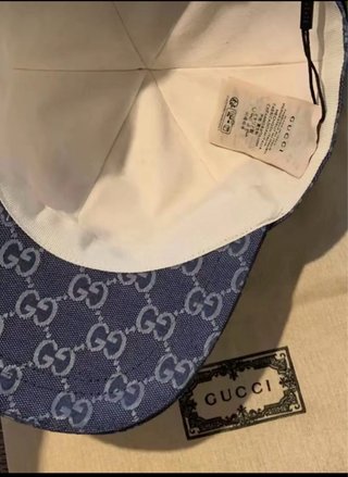 Gorra Gucci Azul Talla S Nueva