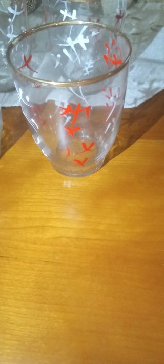 6 Vasos Vintage Japoneses Pintados a Mano