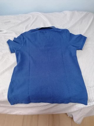 Polo Kappa Talla M Hombre Azul