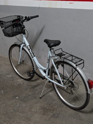 Bicicleta Paseo Di Terzo Mujer con Cesta