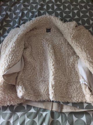 Chaqueta Aviador Beige Talla 42
