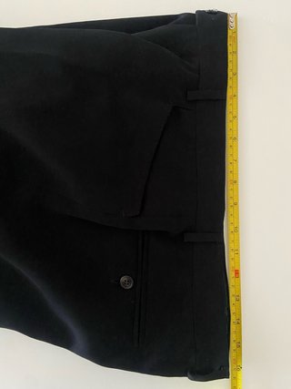 Pantalón de vestir negro para hombre