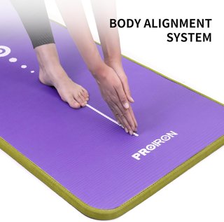 Esterilla de yoga Premium PROIRON 10mm 183x66cm