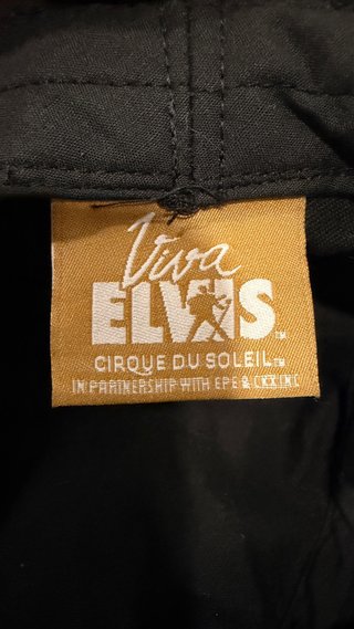 Gorra Viva Elvis Cirque du Soleil Negra y Dorada
