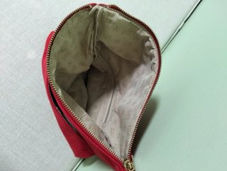 Bolso/Cartera de mano con cadena, ceremonia rojo