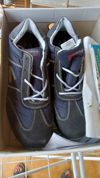 Zapatos de seguridad COFRA BRUSONI S1PS FO SR Azul