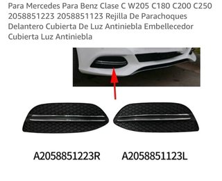 Rejillas Parachoque Delantero Mercedes Benz C W205