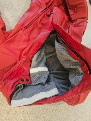 Mono de cuero BMW Motorrad Vintage Rojo