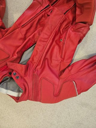 Mono de cuero BMW Motorrad Vintage Rojo