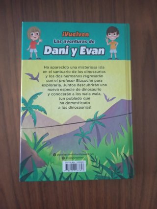 Libro Dani y Evan 2 La isla de los pterosaurios da