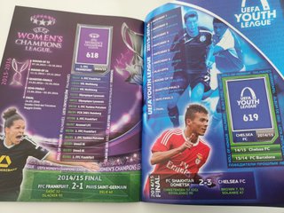 Colección completa Topps cromos UEFA 2015 2016