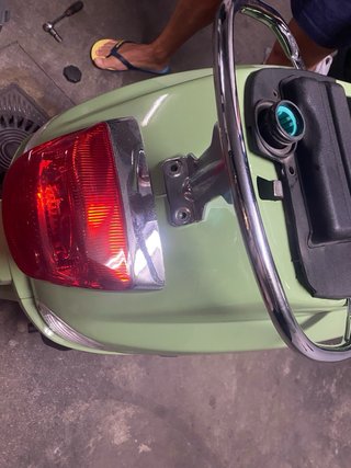 Asidero Vespa S50 Cromado