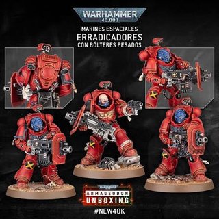 Figuras Erradicadores Warhammer 40,000