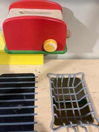 Mercadito Infantil Cocinita Horno Tostadora
