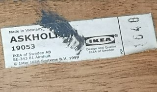 Mesa abatible Askholmen "tuneada"