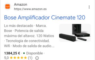 Bose Cinemate 120 Amplificador Home Cinema