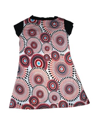 Mini Abito Fantasia Etnica / Mandala taglia XL