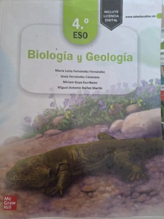 Libro biología y geología 4 eso