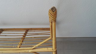 Estantería de bambú con 2 baldas