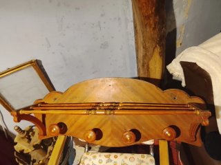 Perchero antiguo de madera