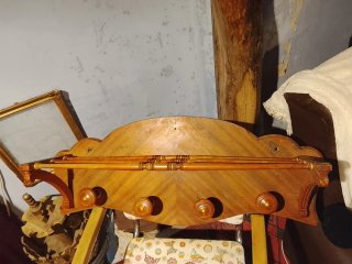 Perchero antiguo de madera