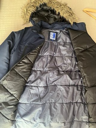 Parka azul marino pata chico