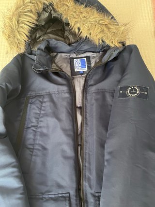 Parka azul marino pata chico