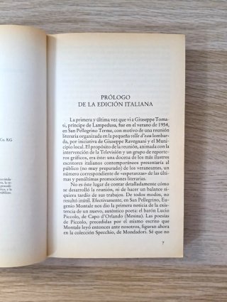 El Gatopardo Giuseppe Tomasi di Lampedusa