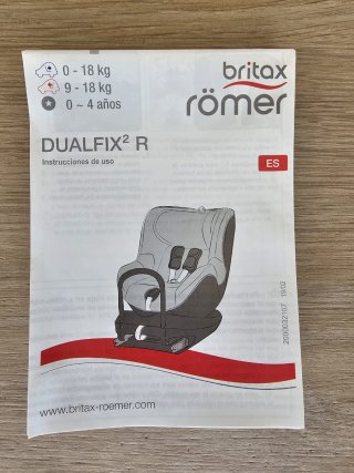 Silla coche Britax Römer gris