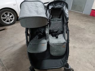 Silla gemelar gris