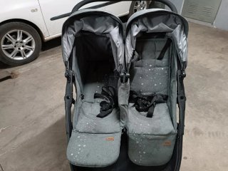 Silla gemelar gris