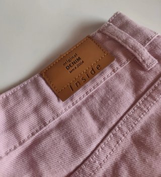 Shorts vaqueros rosas