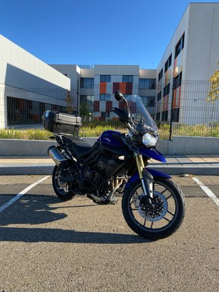 Triumph Tiger 800 Azul 2012