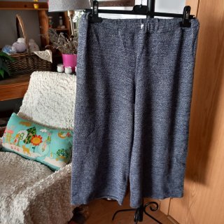 Pantalones anchos azul/gris Punto