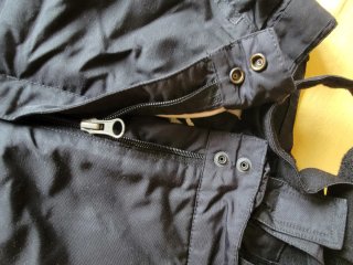 Pantalón de esquí Quechua negro con tirantes