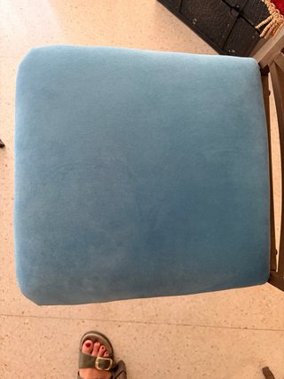 Conjunto mesa forja y cristal + 6 sillas