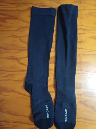 Calcetines compresión Decathlon M azul nuevos